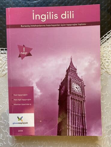 Güvən İngilis dili Test toplusu lalafo.az -da Güvən İngilis dili Test toplusu