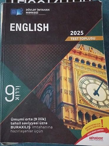 43: Məhsul: “English – Test Toplusu 2025” (9 illik) Təsvir: - Nəşriyyat — 1