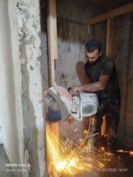 Digər tikinti xidmətləri: #Betonkesme #betondeşmə Beton kubik kərpic - dən kəsim deşim — 18