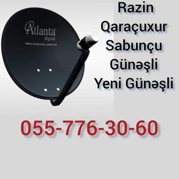 Paltar tikişi: Peyk antenalarının quraşdırılması | Quraşdırılma, Təmir, Tənzimlənmə | Zəmanət — 1