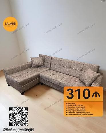 Künc divan, Açılan, Bazalı, Parça, Şəhərdaxili pulsuz çatdırılma