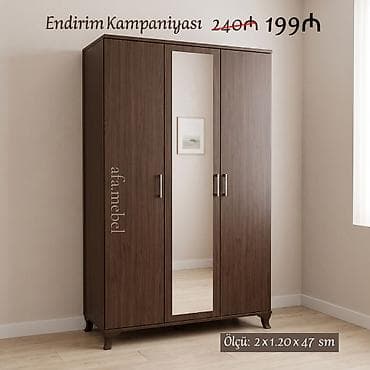 Üç qapılı dolablar təmiz laminatla 📌 Qiymət : 199₼ Ölçü : 2 x 1.20 lalafo.az -da Üç qapılı dolablar təmiz laminatla 📌 Qiymət : 199₼ Ölçü : 2 x 1.20