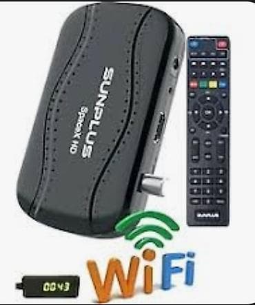şur mikrafonlar: SUNPLUS SpaceX WiFi HD uydu qəbuledicisi yutub da işləyəcək sadə TV ni — 2
