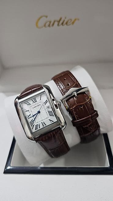 oğlan saatları: Yeni, Qol saatı, Cartier, rəng - Qara — 9