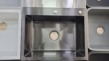 metbex canaqlari: Kvadrat Mətbəx çanağı, Paslanmaz polad — 8