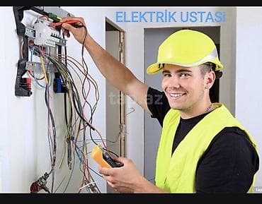 Tikinti və təmir: Elektrik ustası xidməti Peşəkar elektrik işləri: - Yeni elektrik — 1