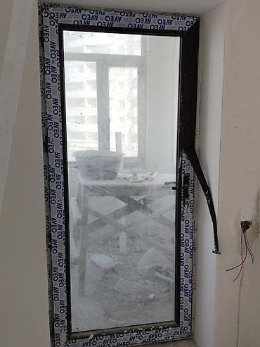 islenmis qapi satiram: Bir ədədi 50 azn PVC şüşəbənd qapı - Material: PVC profil (AVEO — 1