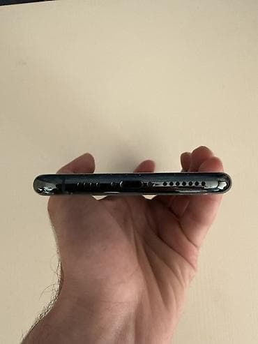 iphone xs max kreditle: IPhone 11 Pro Max, 256 GB, Matte Midnight Green, Barmaq izi, Face ID — 3