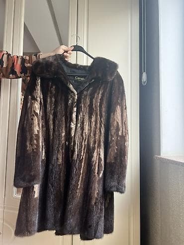 muncuqdan canta: Kürk, Standart, rəng - Qəhvəyi — 1