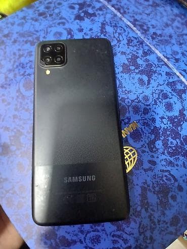 Samsung Galaxy A12, 32 GB, rəng - Qara, İki sim kartlı