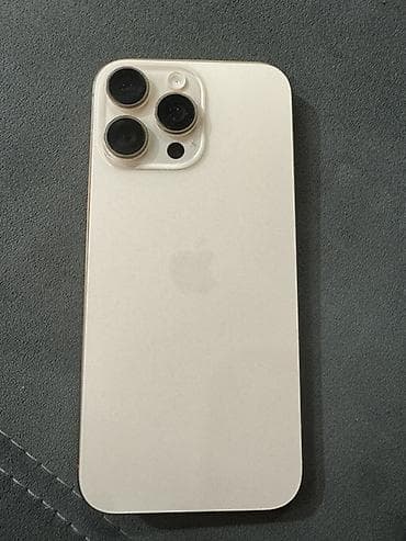 ikinci el iphone 15 pro max: IPhone 16 Pro Max, 256 GB, Desert Titanium, Face ID — 1