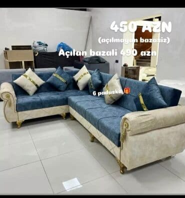 mətbəx ucun divan: Künc divan, Yeni, Açılan, Bazalı, Parça, Rayonlara çatdırılma — 20