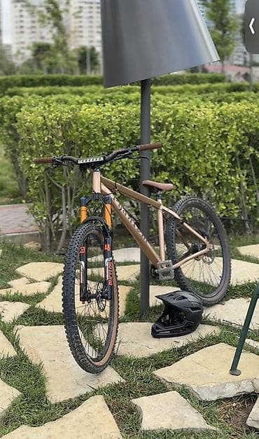 aurus bicycle: 29 luq Alminum Rama Slx 4 piston arxa Arxa 203 Rotor pastafka İle — 1