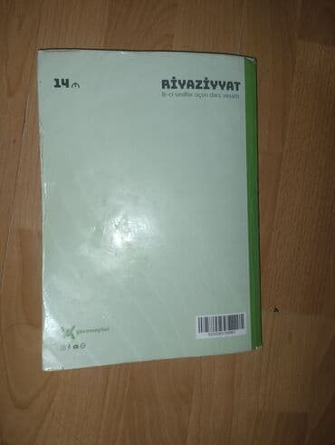 7 ci sinif riyaziyyat test: İçi temizdi 4 m 
Sehifede başqa kitablarda var — 2