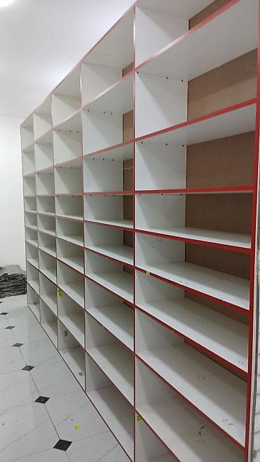 ref vitrin: Mağaza vitrin və rəf sistemi - Material: Laminat/LDSP taxta lövhələr — 3