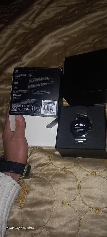 ct8 max smart watch: Smart saat, Mibro, Sensor ekran, rəng - Gümüşü — 3