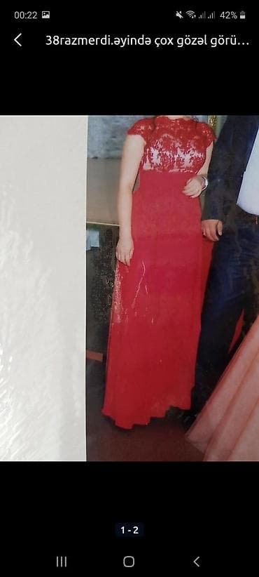 Əla vəziyyətdədir əyinde çox gözəl görünür 36 razmerdi