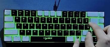 keycap: RGB işıqlı mexaniki klaviatura – kompakt 60%/65% ölçü (ox düymələri və — 6