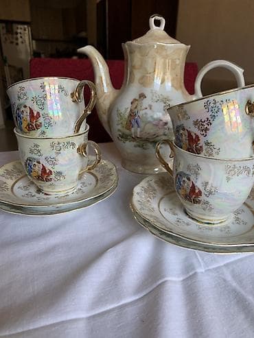 çaydan: Чайный набор, цвет - Золотой, Фарфор, 4 персон — 2