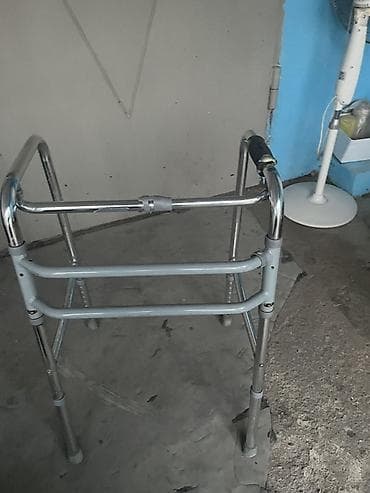 Ходунки, костыли, трости, роллаторы: Gəzinti çərçivəsi (walker) - Material: yüngül və möhkəm — 2