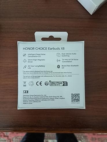 Simsiz (Bluetooth) Qulaqcıqlar, Honor, rəng - Qara — 2