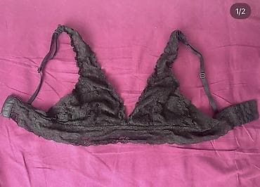 Qara krujeva bralet Size:xs/s Price:6 - Material: yumşaq krujeva və lalafo.az -da Qara krujeva bralet Size:xs/s Price:6 - Material: yumşaq krujeva və