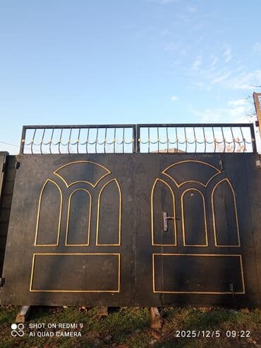 saatlarin alişi ve satişi: İşlənmiş Dəmir Həyət darvazası, Mexaniki, Qapı ilə, rəng - Qara, Kredit yoxdur, Ödənişli quraşdırma, Ödənişli çatdırılma — 3