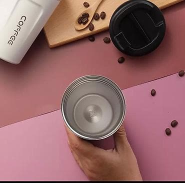 İdman oyunları: Fincan termos iki qat polat material 500 ml tutum 6-12 saat tempraturu — 2