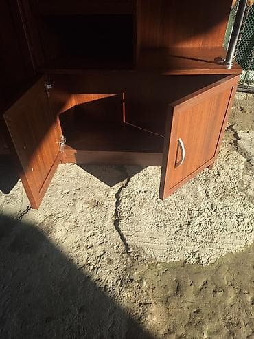 wifaner: 2 qapılı, Güzgülü, Qəhvəyi, Digər material, Açılan, Düz dolab — 5