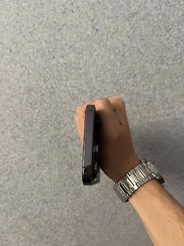 iphone 15 pro titanium: IPhone 14 Pro Max, 256 GB, Deep Purple, Simsiz şarj, Face ID, Sənədlərlə — 7