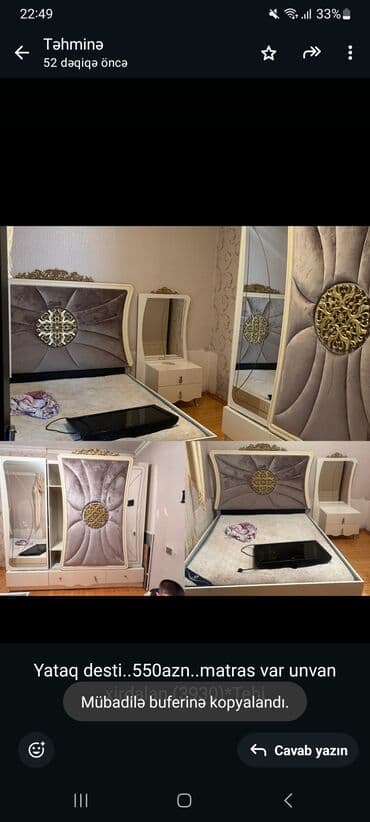 yataq dosekleri: Təknəfərlik çarpayı, Dolab — 1