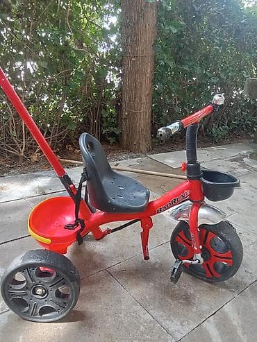 teker velosiped: Uşaq üçtəkərli velosipedi – BaoRun - Rəng: qırmızı-qara - 3 təkərli — 5