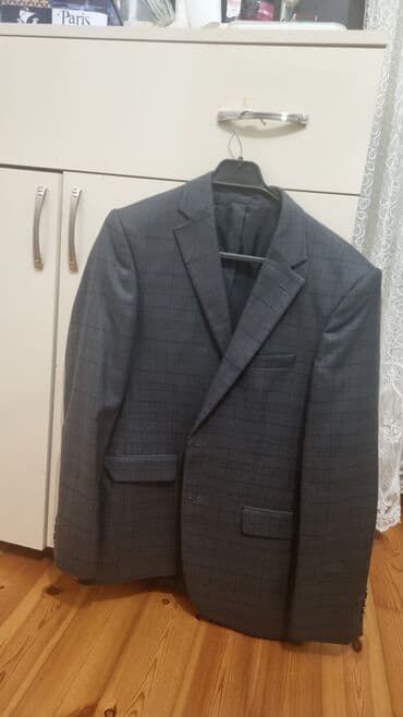 göy rəngli kişi tolstovkaları: Kişi kostyumu – iki hissəli 2 ci əl — 1