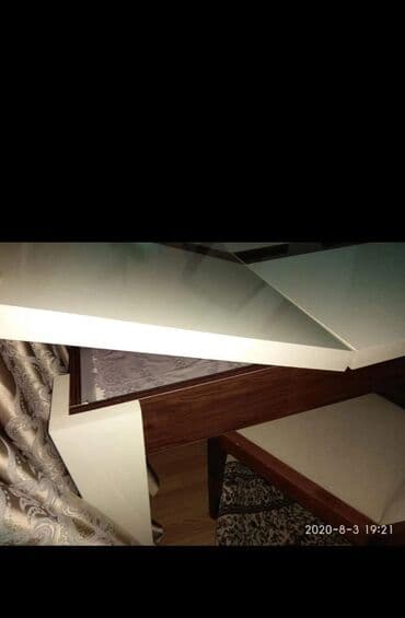 kəpənəklər: Qonaq otağı üçün, İşlənmiş, Dördbucaq masa, 4 stul — 3