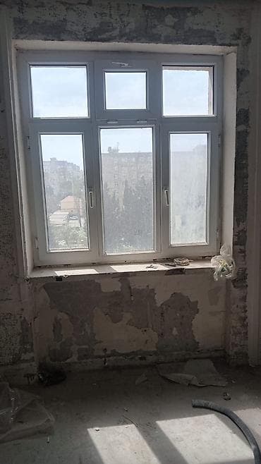 İkiqat şüşə paketi Plastik pəncərə, Еni: 160 sm, Uzunluğu: 140 sm