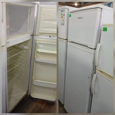 İşlənmiş 2 qapılı Beko Soyuducu Satılır, rəng - Ağ — 1