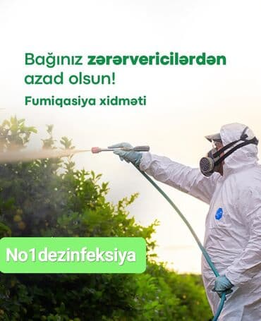 Dezinfeksiya, dezinseksiya | Taxtabiti, Birələr, Tarakanlar | Mənzillər, Kafe, mağazalar, Həyətlər