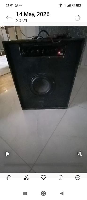 yamaha radio: İşlənmiş Yamaha Kolonka, Növ - Akustik, rəng - Qara — 6