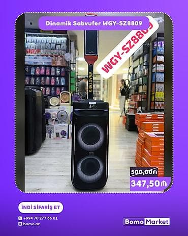 korpuslar: Dinamik Sabvufer WGY-SZ8809 - Güclü ikili bass dinamikləri ilə yüksək — 1