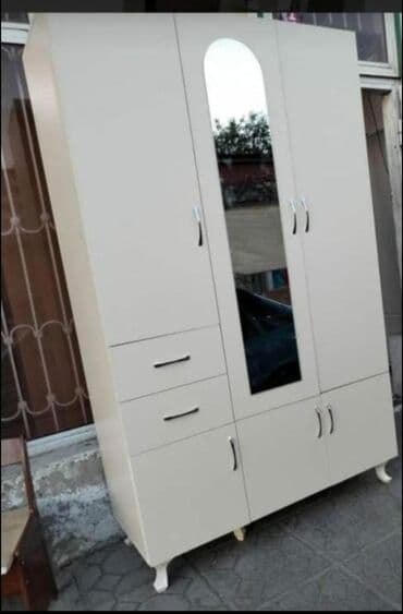 dartqı: Yeni, Açılan, 3 qapılı Düz dolab, Qarderob, paltar dolabı — 2