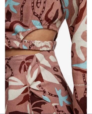 yupka kofta modelleri 2022: Befree firmasından ikili dəst – S razmer. - Üst: dərin V-yaxalı — 2