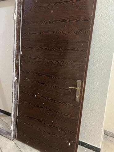 Напольные покрытия: Daxili qapı dəsti - Material: MDF/taxta əsaslı panel, iki tərəfi — 2