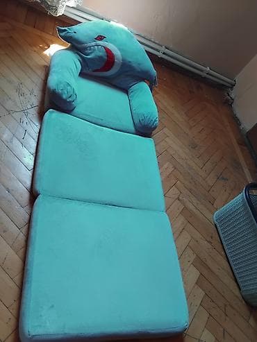 ucuz manej: Uşaq üçün çevrilə bilən kreslo-döşək - Model: yumşaq plyuş — 1