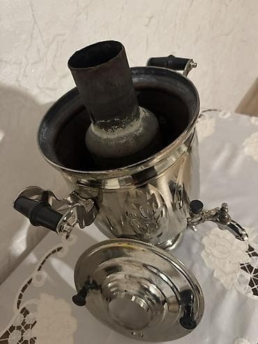 samovar qedimi: Qedimi samavar idyal vezyetdedi hec bir prablemi yoxdu su tutumu 5 — 5