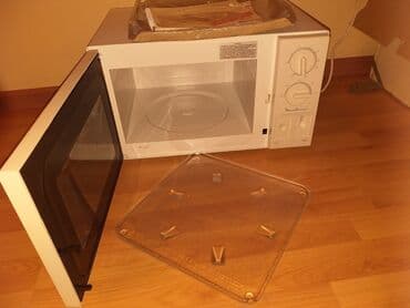 silver elektrikli soba: Микроволновка Отдельностоящая, С микроволнами, цвет - Белый, Новый — 1