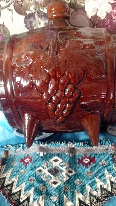 Süfrə ləvazimatları: Rəng - Qəhvəyi, Keramika — 4