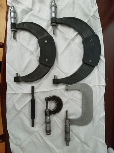 Mexaniki mikrometr dəsti Tərkib: - 2 ədəd böyük çərçivəli mikrometr lalafo.az -da Mexaniki mikrometr dəsti Tərkib: - 2 ədəd böyük çərçivəli mikrometr