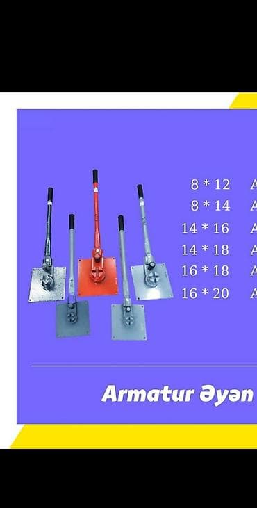 vurma cədvəli şəkli: Armatur eyen — 1