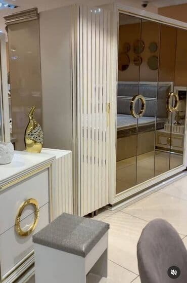 шкаф купе по индивидуальному заказу: İkinəfərlik çarpayı, 2 tumba, Dolab, Komod, Türkiyə, Yeni — 2