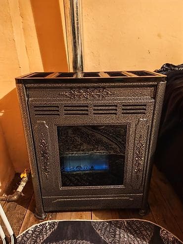 Kamin Peçi, yanacaq - Qaz